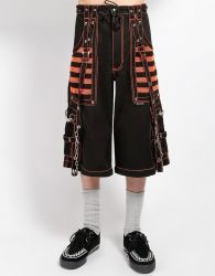 Gothic Black Orange Pant